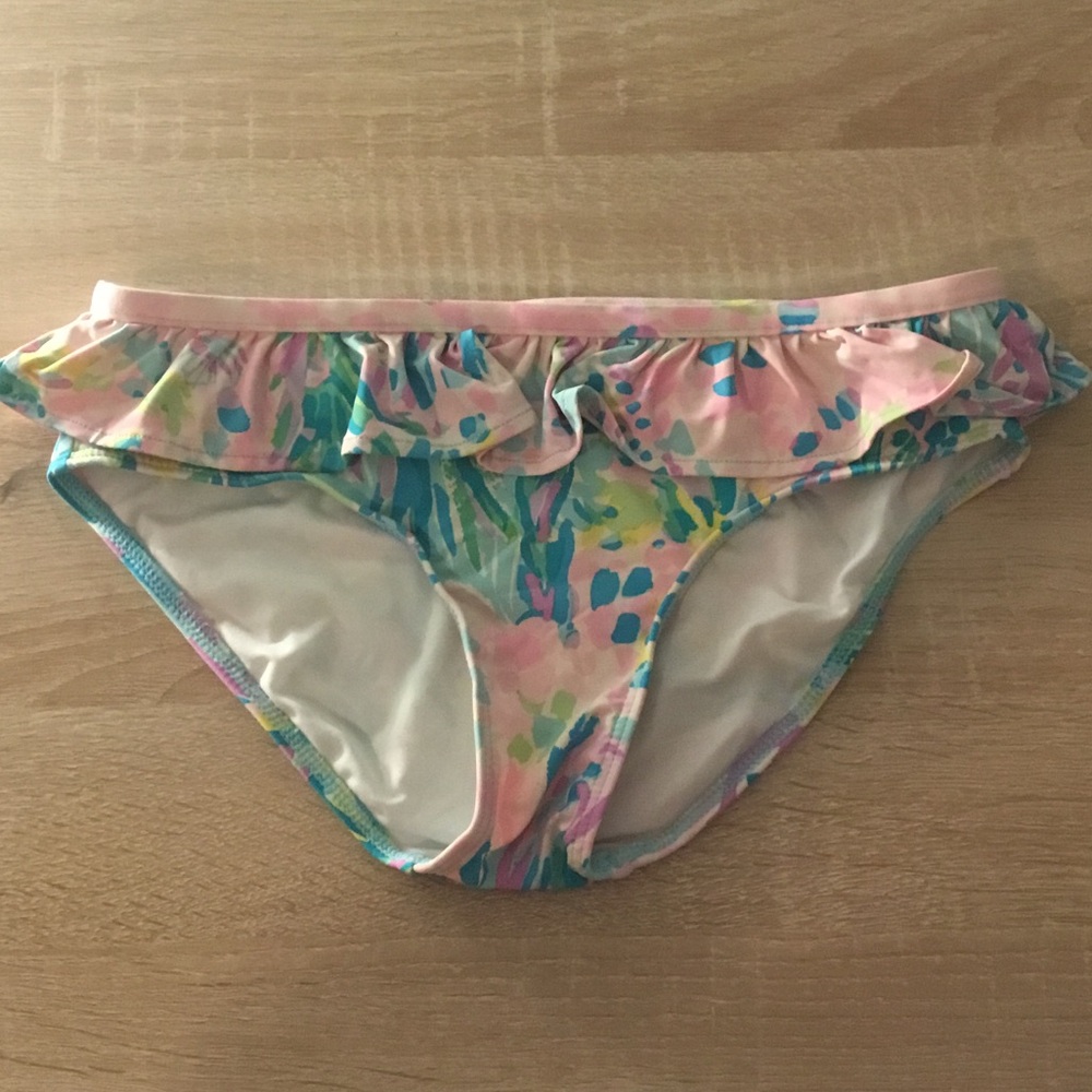Lily Pulitzer Girls Ruffle Swim Bottoms
